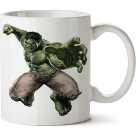 Art Hediye Hulk Baskılı İki Tarafı Baskılı Kupa Bardak