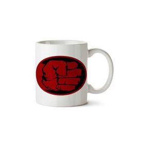 Art Hediye Hulk Hands Hulk Yumruk İki Tarafı Baskılı Kupa Bardak