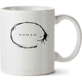 Art Hediye Human İki Tarafı Baskılı Kupa Bardak