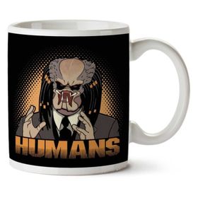 Art Hediye Humans Karakter İki Tarafı Baskılı Kupa Bardak