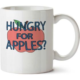 Art Hediye Hungry For Apples İki Tarafı Baskılı Kupa Bardak