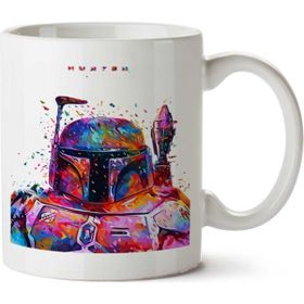 Art Hediye Hunter Star Wars İki Tarafı Baskılı Kupa Bardak