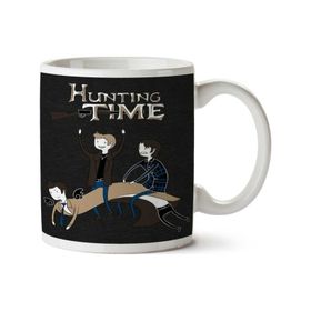 Art Hediye Hunting Time. Iki Tarafı Baskılı Kupa Bardak