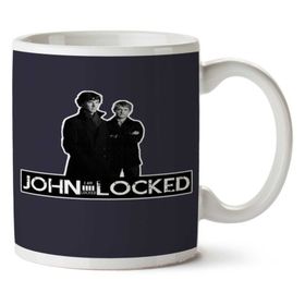 Art Hediye I Am Locked John-Locked By Iki Tarafı Baskılı Kupa Bardak