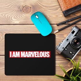 Art Hediye I Am Marvelous Baskılı 23x19 cm Mouse Pad
