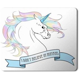 Art Hediye I Dont Believe in Humans Baskılı 23x19 cm Mouse Pad
