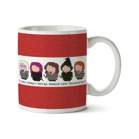Art Hediye I Like Stories Where Women Save Themselves İki Tarafı Baskılı Kupa Bardak