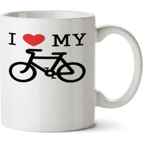 Art Hediye I Love My Bike İki Tarafı Baskılı Kupa
