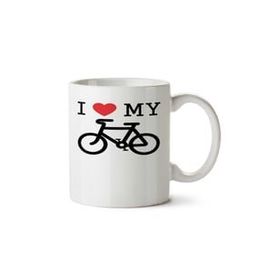 Art Hediye I Love My Bike İki Tarafı Baskılı Kupa
