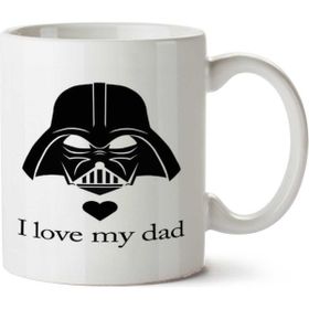 Art Hediye I Love My Dad İki Tarafı Baskılı Kupa