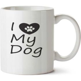 Art Hediye I Love My Dog 3 İki Tarafı Baskılı Kupa