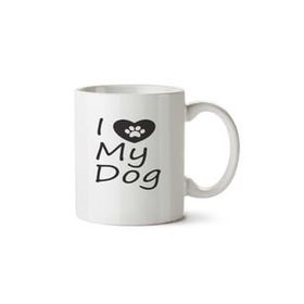 Art Hediye I Love My Dog 3 İki Tarafı Baskılı Kupa