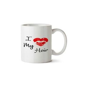 Art Hediye I Love My Hair İki Tarafı Baskılı Kupa