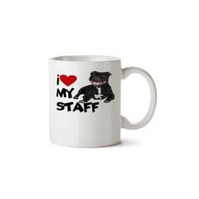 Art Hediye I Love My Staff 02 İki Tarafı Baskılı Kupa