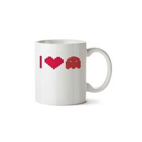 Art Hediye I Love Pixel İki Tarafı Baskılı Kupa