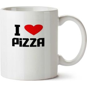 Art Hediye I Love Pizza İki Tarafı Baskılı Kupa