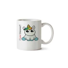 Art Hediye I Love Unicorn İki Tarafı Baskılı Kupa