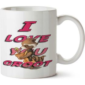Art Hediye I Love You Groot 7 İki Tarafı Baskılı Kupa