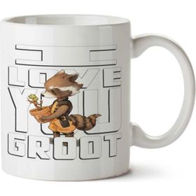 Art Hediye I Love You Groot İki Tarafı Baskılı Kupa