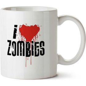 Art Hediye I Love Zombies İki Tarafı Baskılı Kupa