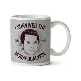 Art Hediye I Survived The Mishapocalypse Supernatural İki Tarafı Baskılı Kupa Bardak