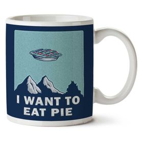 Art Hediye I Want To Eat Pie Twin Peaks x Files İki Tarafı Baskılı Kupa Bardak