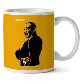 Art Hediye İdream Martin Luther King Jr İpod İki Tarafı Baskılı Kupa Bardak