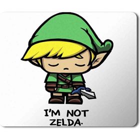 Art Hediye Im Not Zelda Teefury Baskılı 23x19 cm Mouse Pad