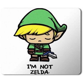 Art Hediye Im Not Zelda Teefury Baskılı 23x19 cm Mouse Pad