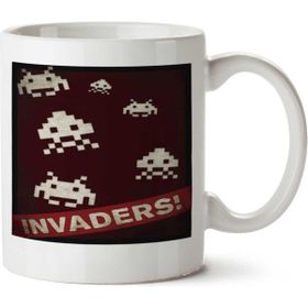 Art Hediye Invaders Ik Tarafı Baskılı Kupa Bardak
