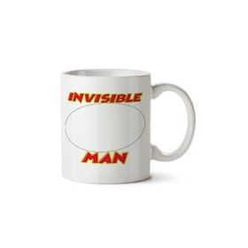 Art Hediye Invisible Man İki Tarafı Baskılı Kupa