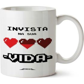 Art Hediye Invista Em Sua Vida İki Tarafı Baskılı Kupa