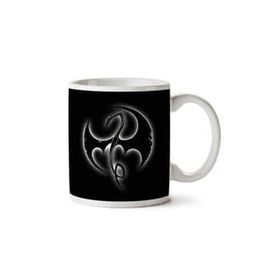 Art Hediye Iron Fist Dragon Symbol Glow İki Tarafı Baskılı Kupa Bardak
