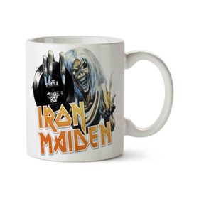 Art Hediye Iron Maiden iki Tarafı Baskılı Kupa Bardak