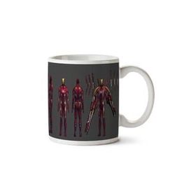 Art Hediye Iron Man Görünüşü İki Tarafı Baskılı Kupa Bardak