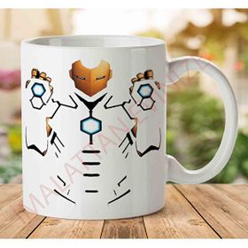 Art Hediye Iron Man Homem De Ferro İki Tarafı Baskılı Kupa Bardak