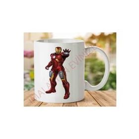 Art Hediye Iron Man Homem De Ferro İki Tarafı Baskılı Kupa Bardak