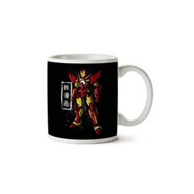 Art Hediye Iron Man Manga Japan Mech Iki Tarafı Baskılı Kupa Bardak