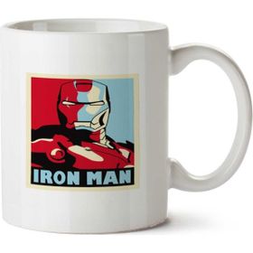 Art Hediye Iron Man Marvel 2 İki Tarafı Baskılı Kupa