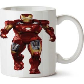 Art Hediye Iron Man Marvel İki Tarafı Baskılı Kupa