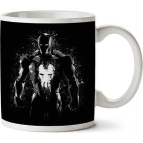 Art Hediye Iron Man Punisher Splatter İki Tarafı Baskılı Kupa Bardak