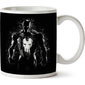 Art Hediye Iron Man Punisher Splatter İki Tarafı Baskılı Kupa Bardak