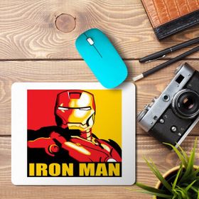 Art Hediye Iron Man Red And Gold Baskılı 23x19 cm Mouse Pad