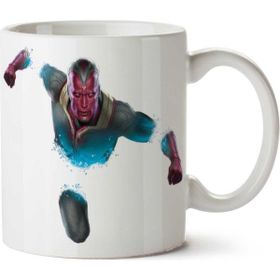 Art Hediye Iron Man Vision Man Thor Ultron Marvel İki Tarafı Baskılı Kupa Bardak