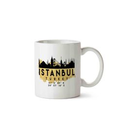 Art Hediye Istanbuk Türkiye Koordinatlar Kupa Bardak