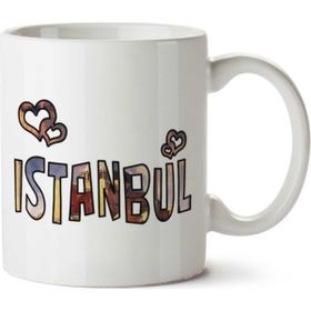 Art Hediye İstanbul 02 İki Tarafı Baskılı Kupa Bardak