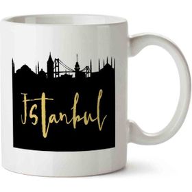 Art Hediye Istanbul 2 İki Tarafı Baskılı Kupa Bardak