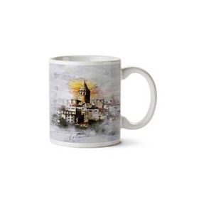 Art Hediye Istanbul City By Iki Tarafı Baskılı Kupa Bardak