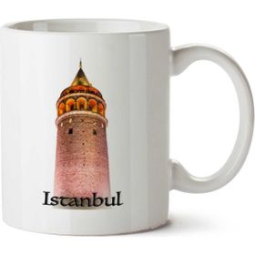 Art Hediye Istanbul Galata Kulesi 01 İki Tarafı Baskılı Kupa Bardak