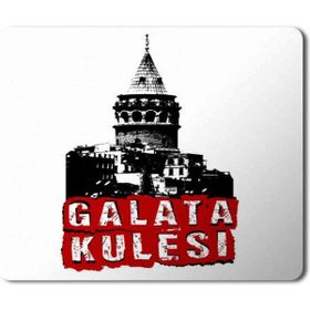 Art Hediye İstanbul Galata Kulesi Baskılı 23x19 cm Mouse Pad